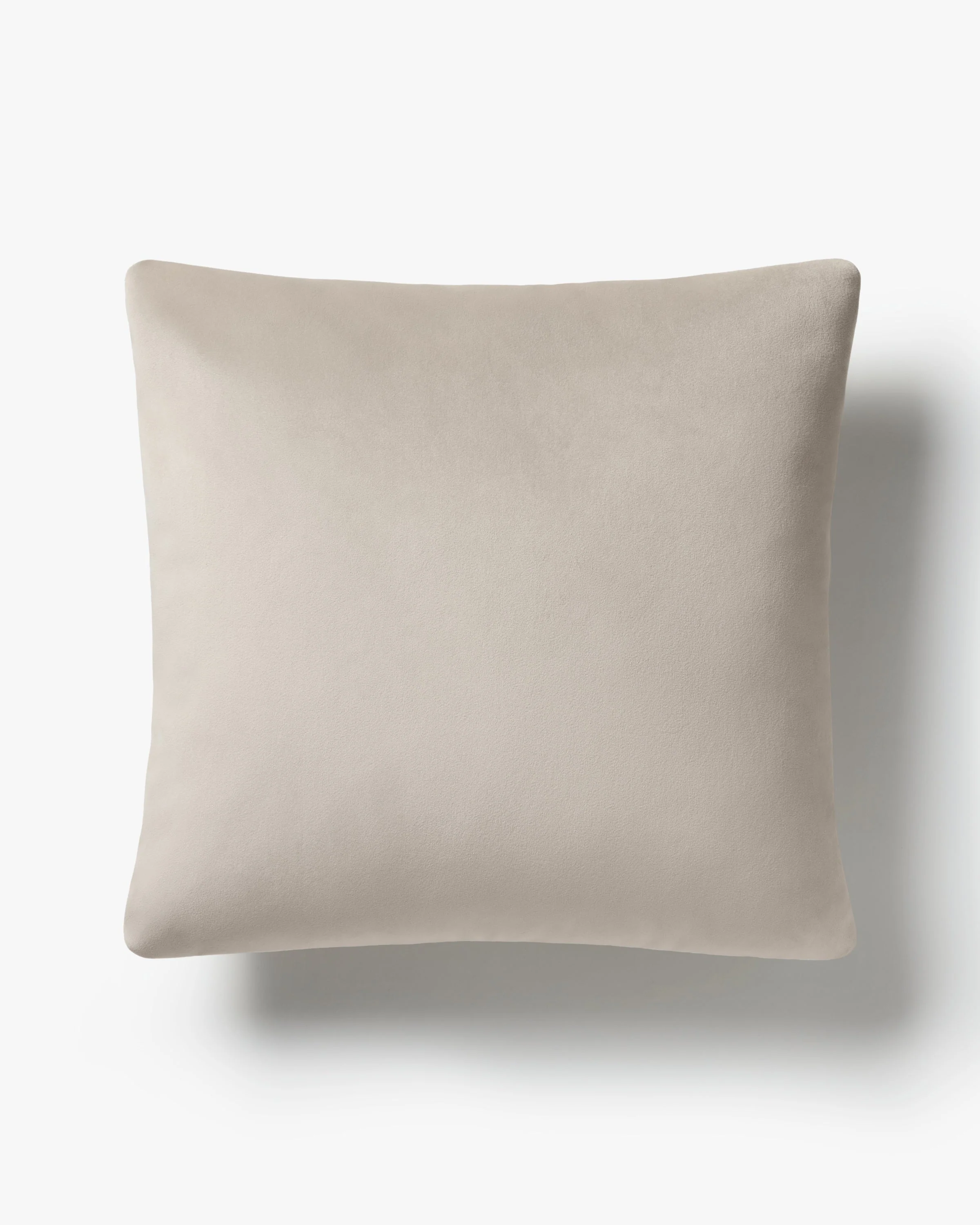 Sand Velvet Throw Pillow