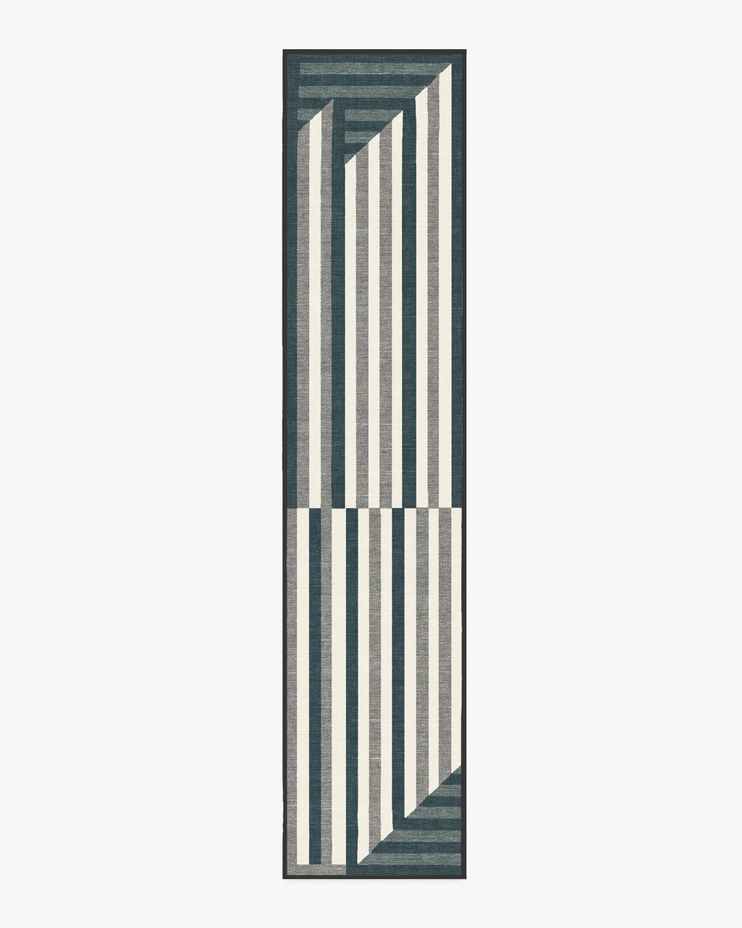 Venn Charcoal Flatwoven Rug - Image 5