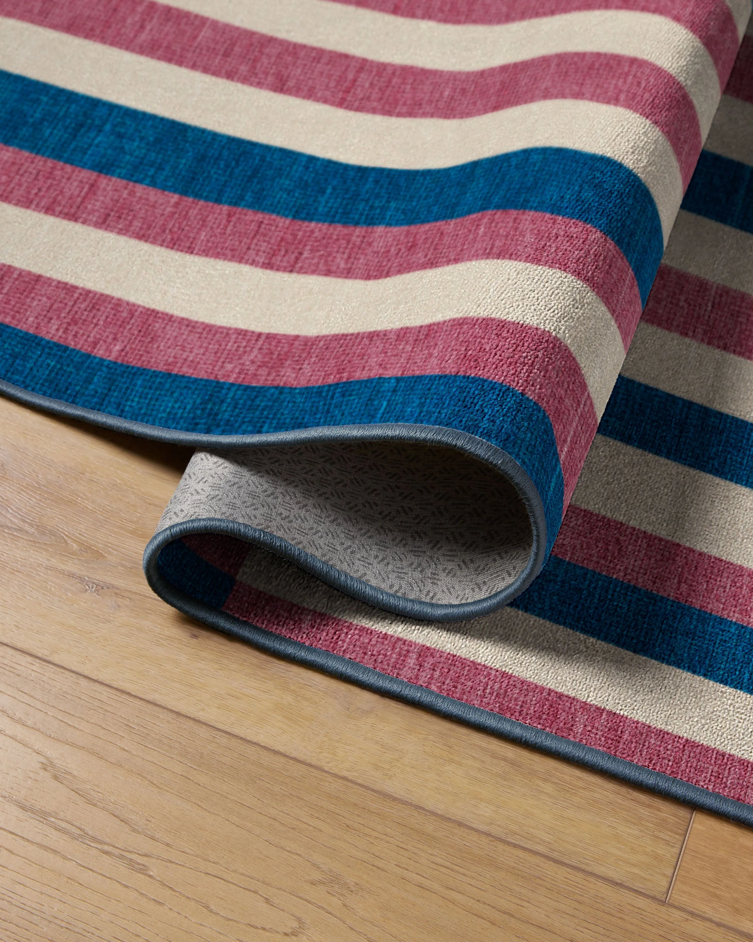 Venn Pink & Blue Flatwoven Rug - Image 6