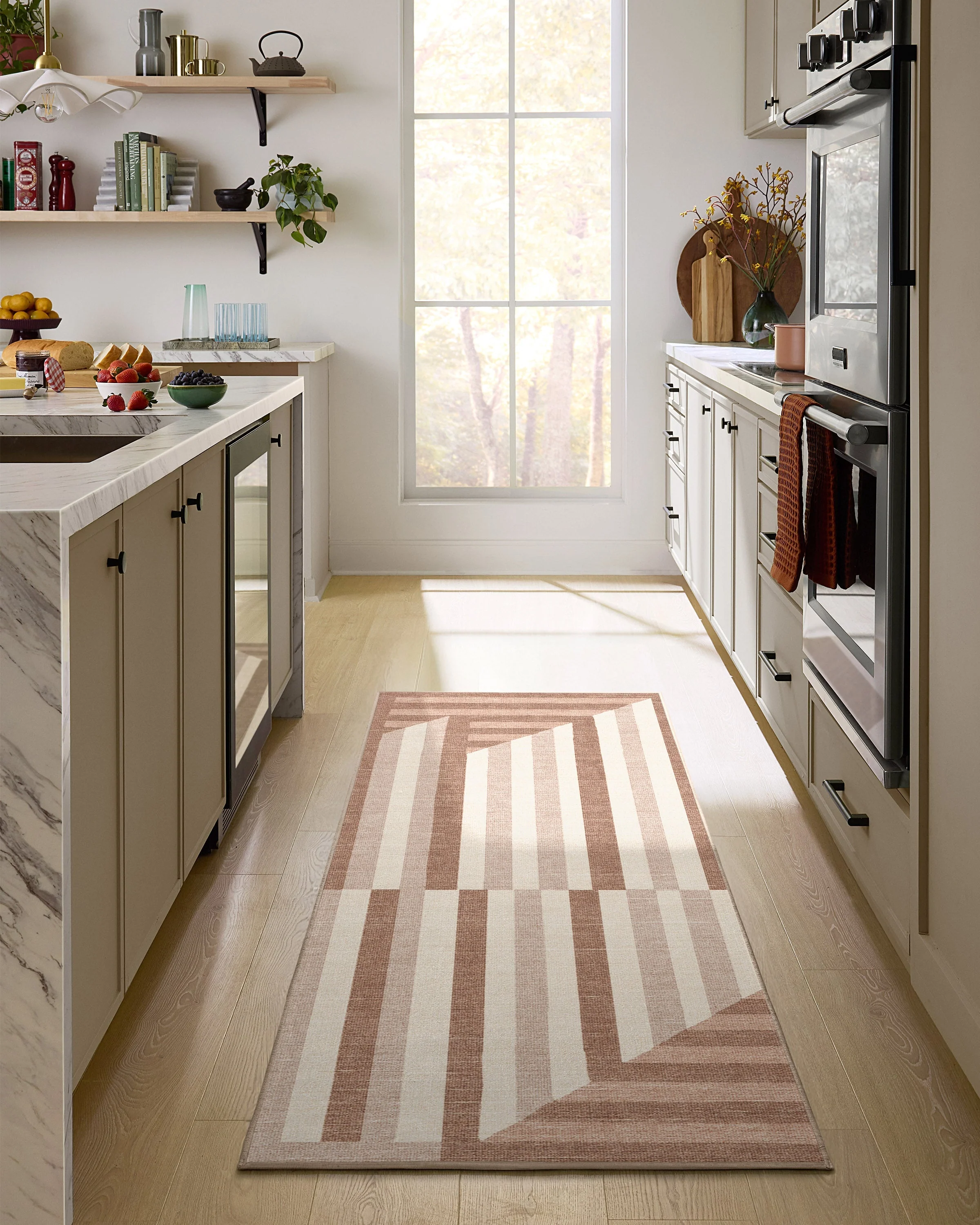 Venn Soft Brown Flatwoven Rug - Image 3