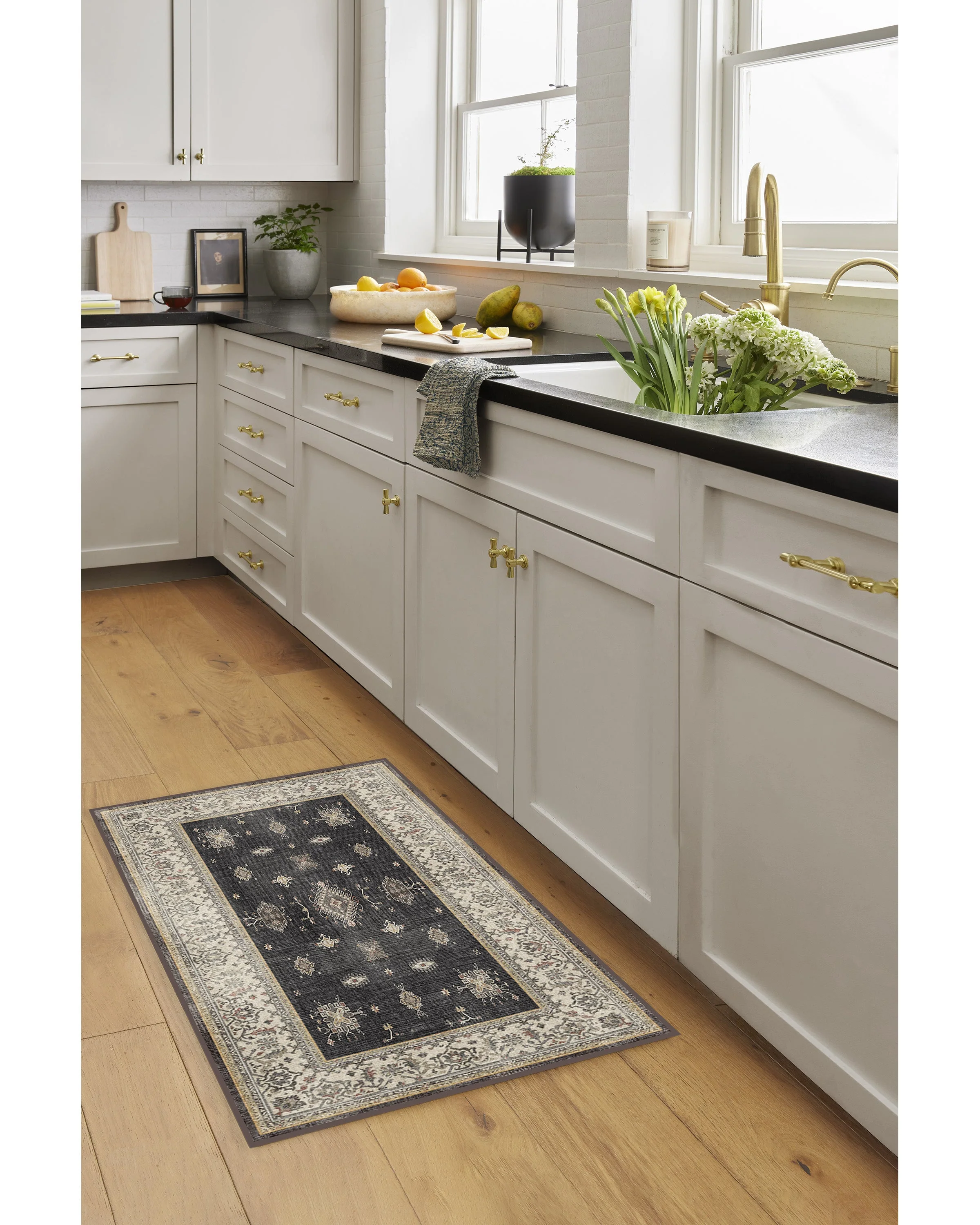Verena Dark Wood Flatwoven Rug - Image 5