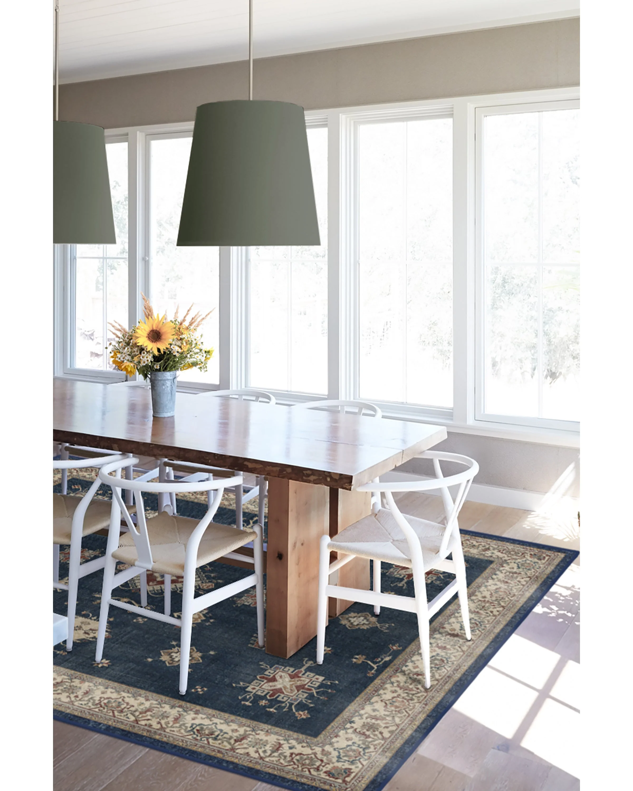 Verena Sapphire Flatwoven Rug - Image 3