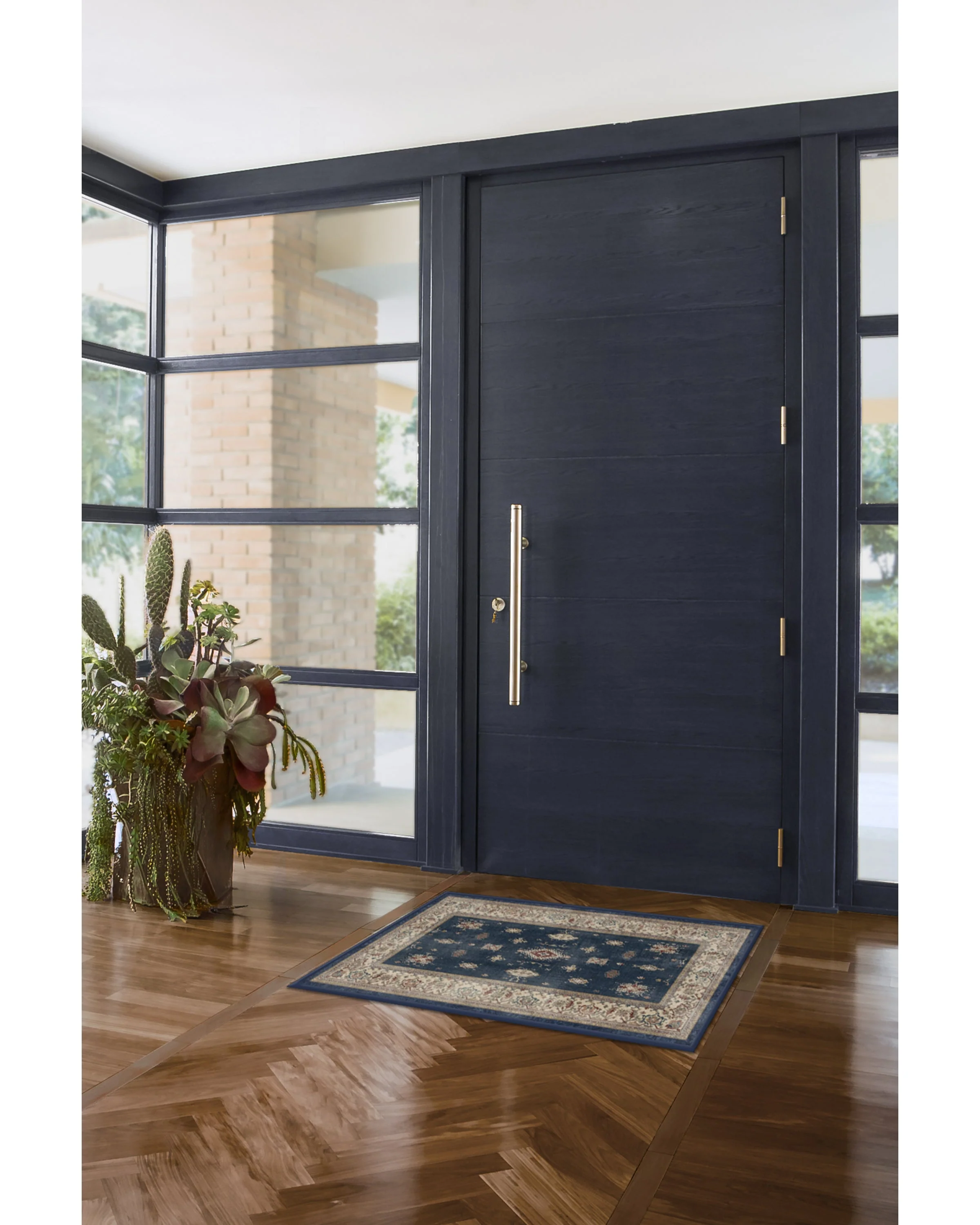 Verena Sapphire Flatwoven Rug - Image 5