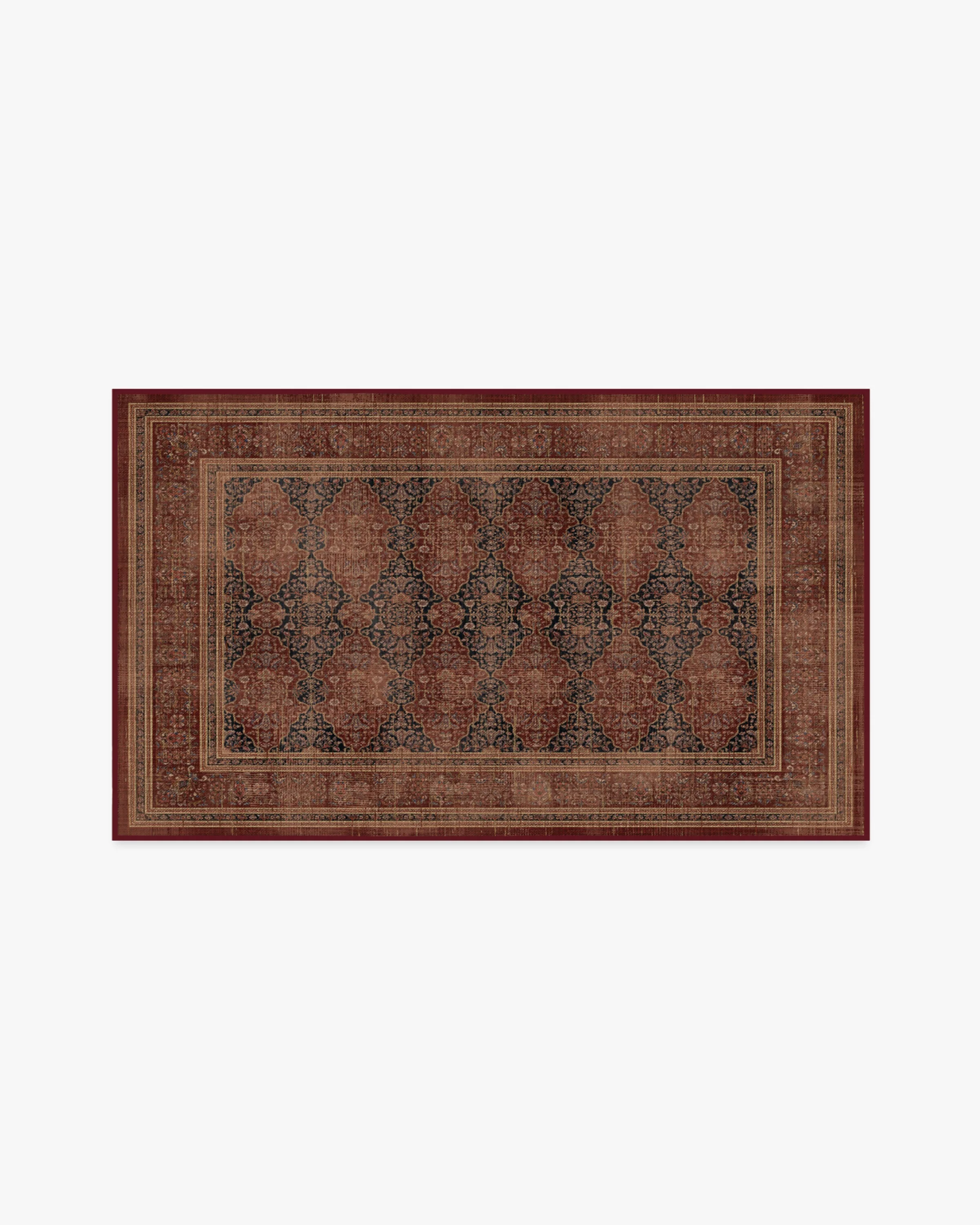 Vesper Amber Red Flatwoven Rug - Image 13
