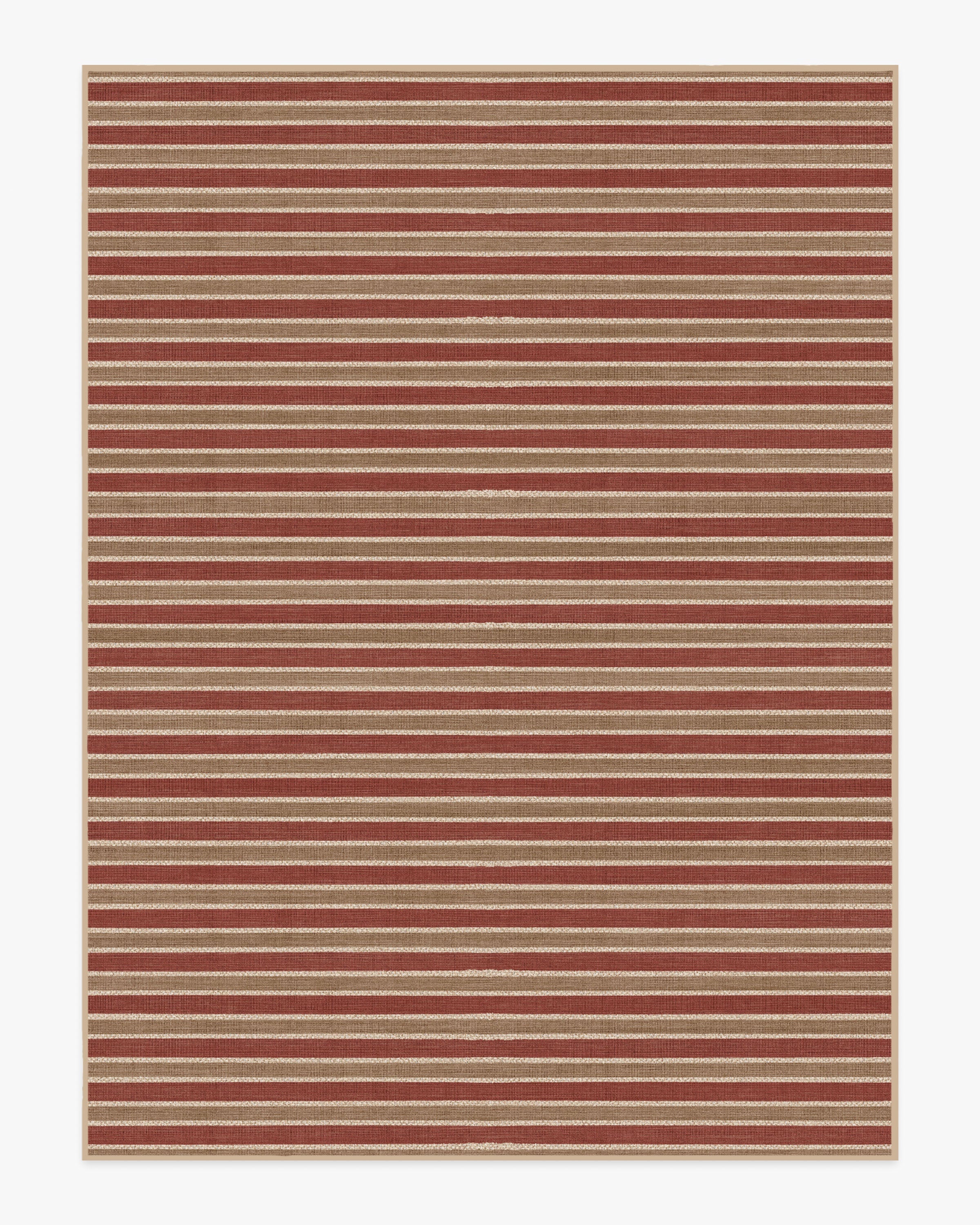 Wells Red & Natural Re-Jute Rug - Image 8