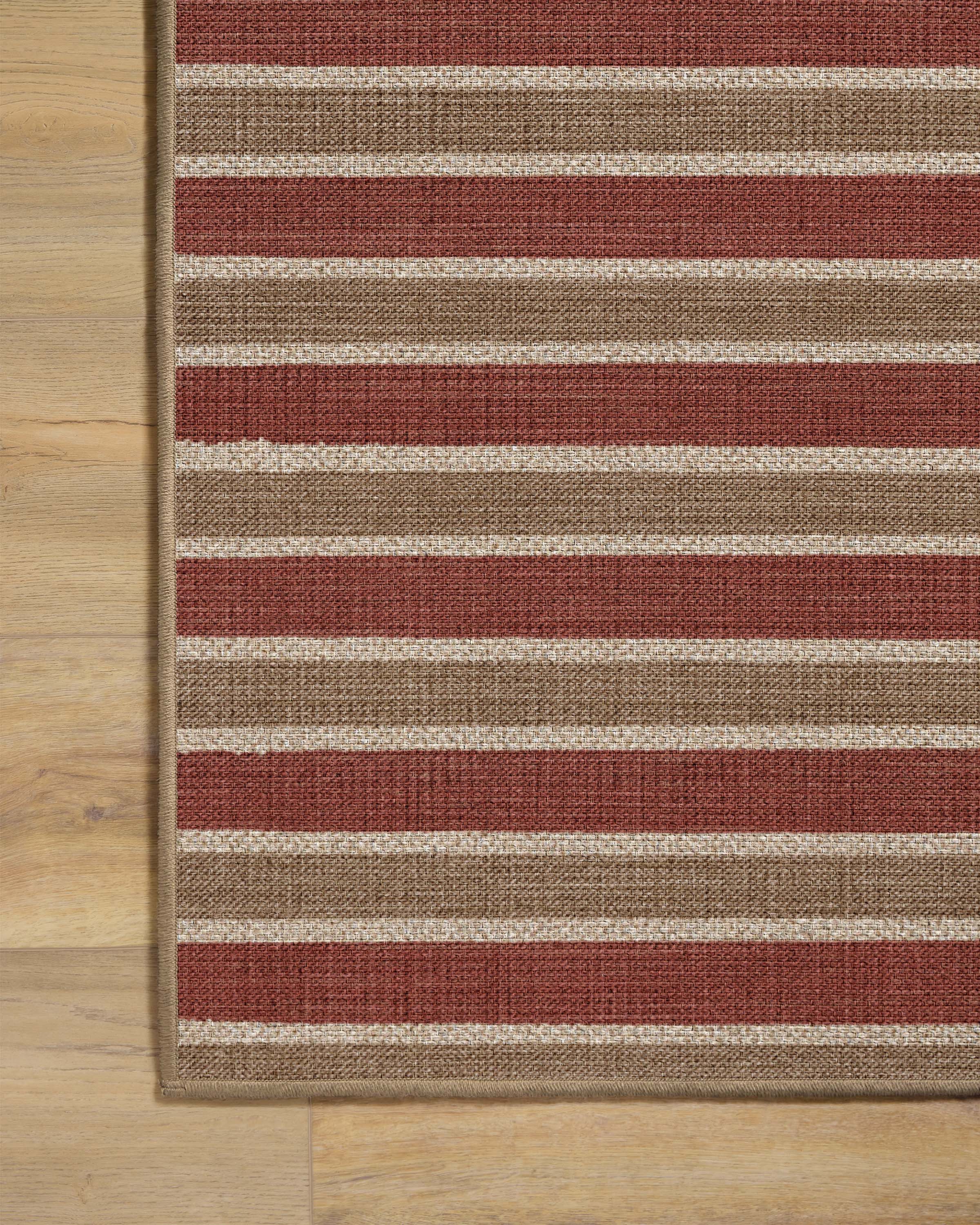 Wells Red & Natural Re-Jute Rug - Image 9