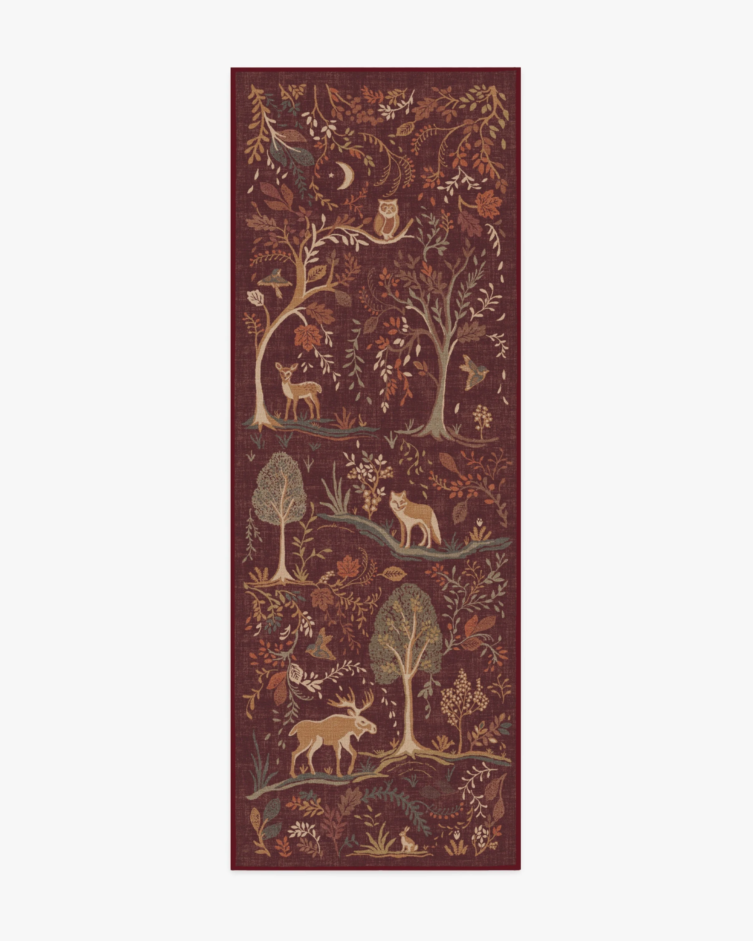 Wilder Burgundy Multicolor Rug - Image 3