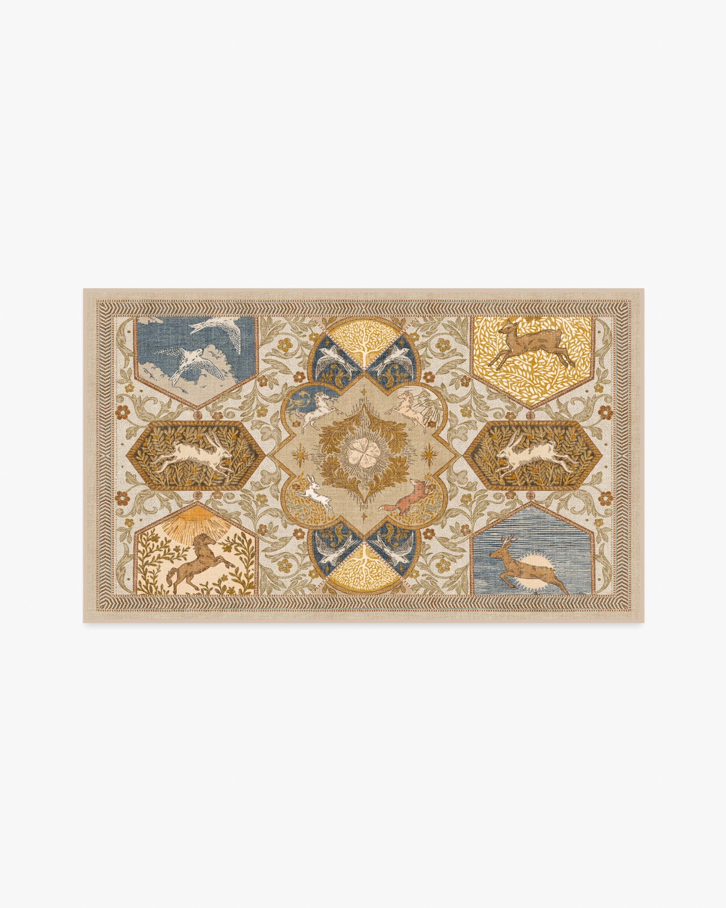 Woodland Wanderer Natural Flatwoven Rug - Image 6