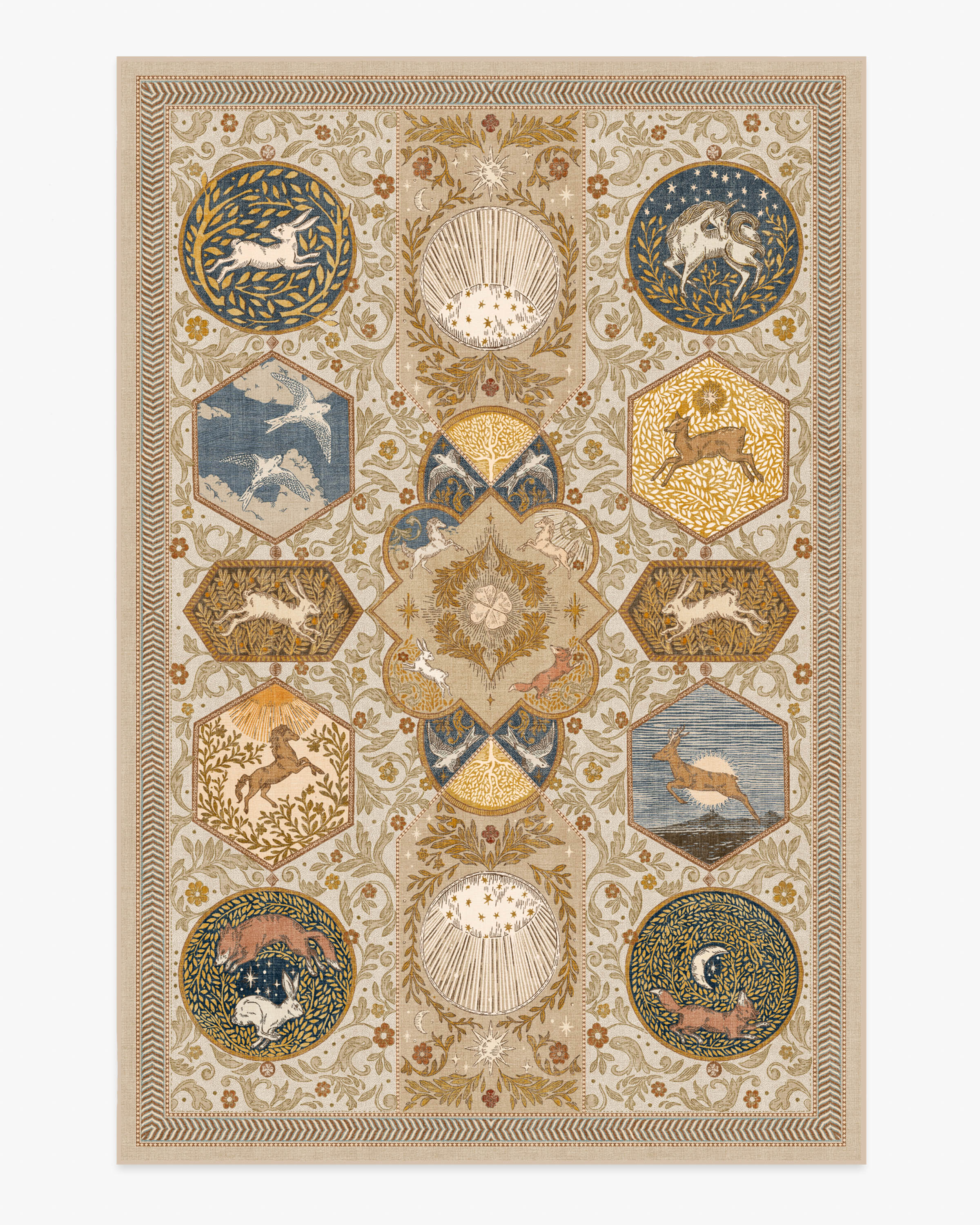Woodland Wanderer Natural Rug - Image 5