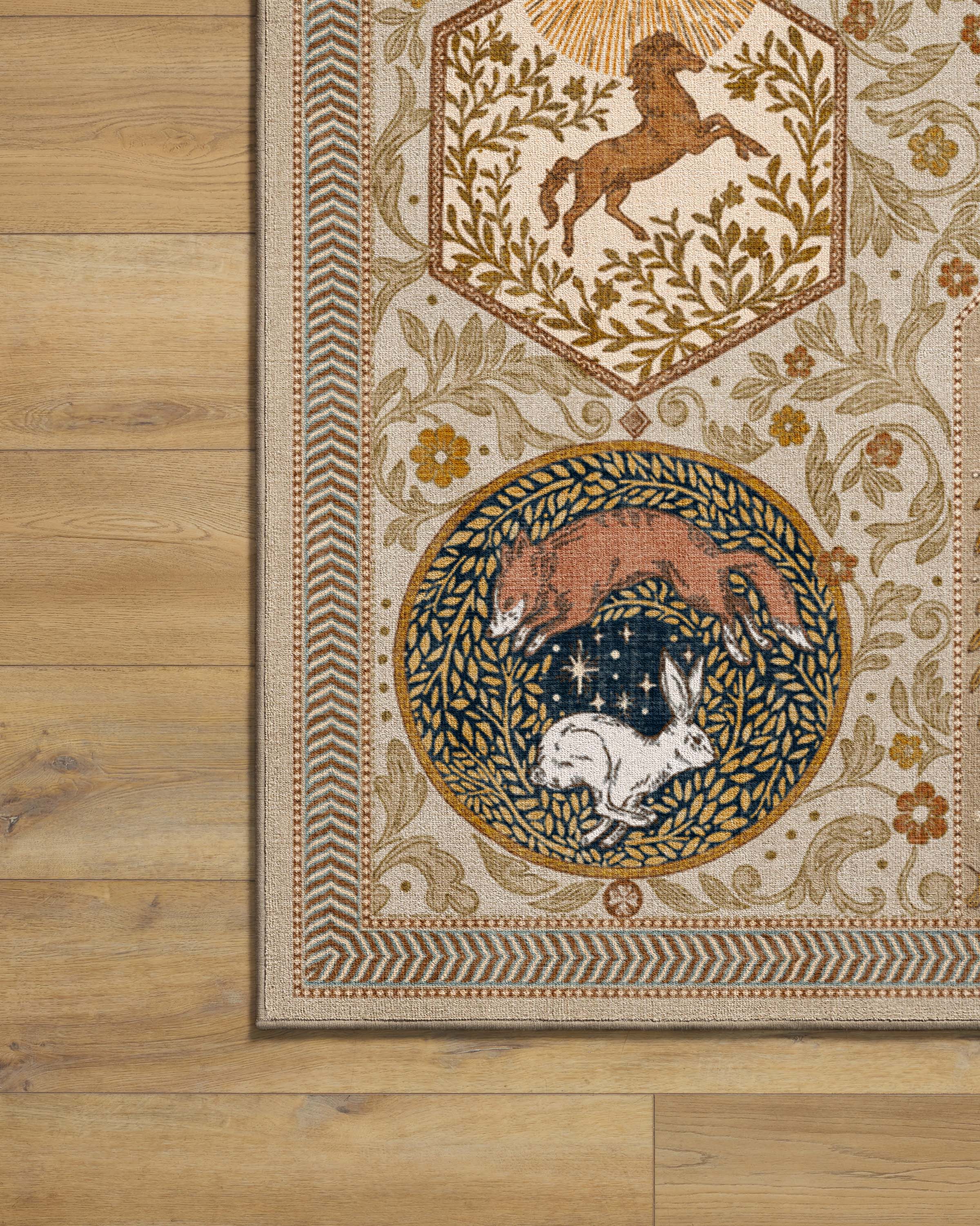 Woodland Wanderer Natural Rug - Image 9