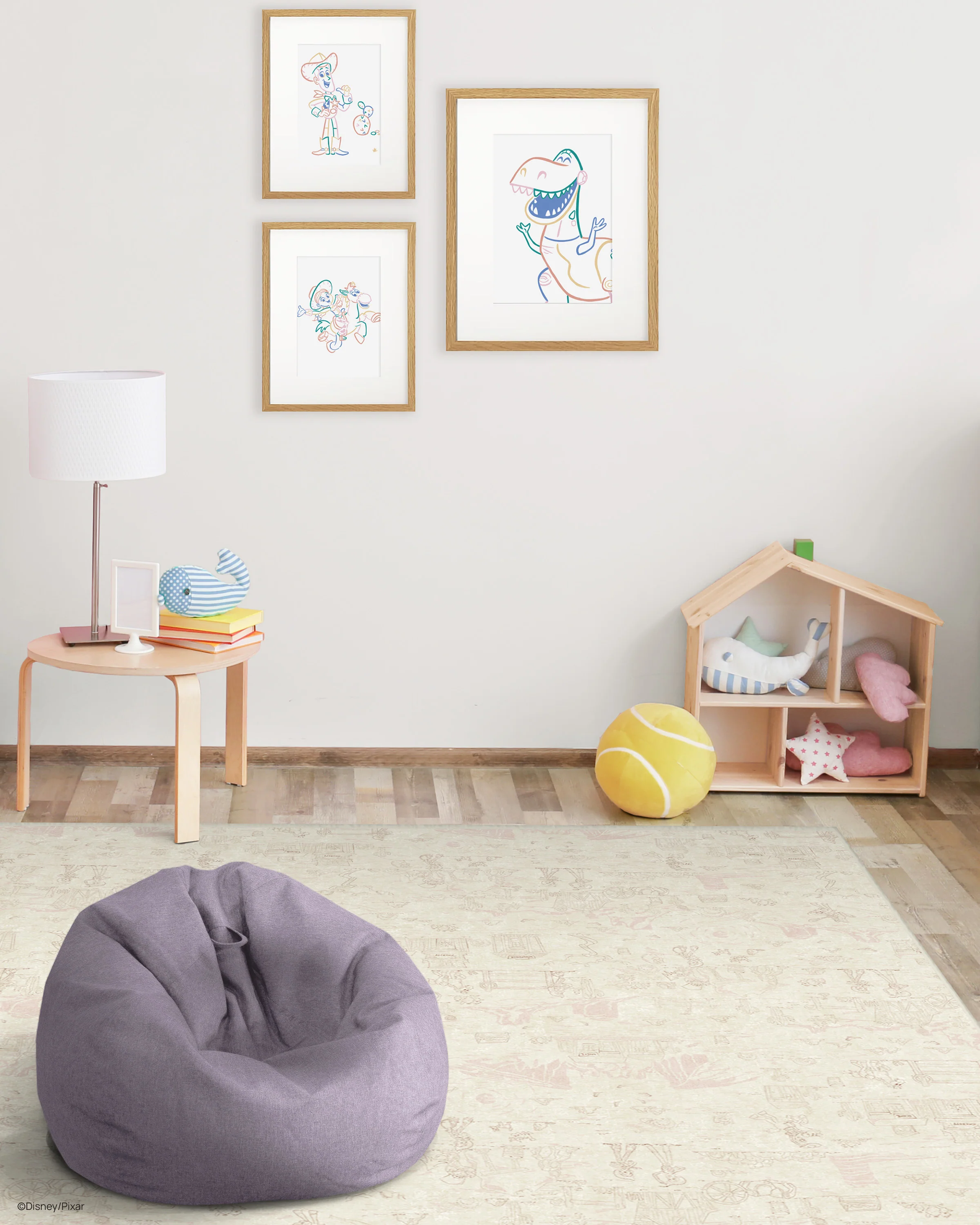 Woody's Roundup Soft Rose Pink Rug - Image 12