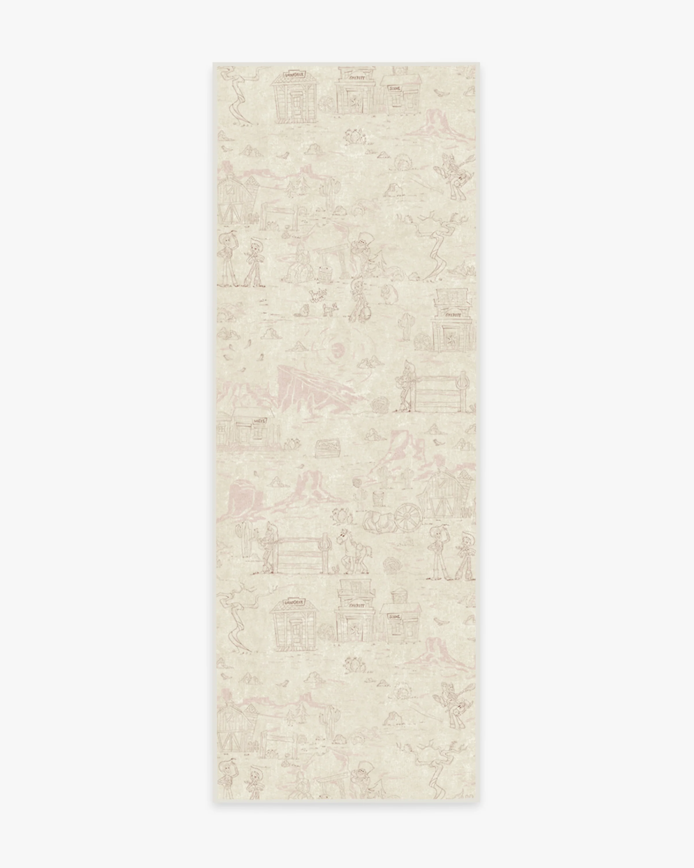 Woody's Roundup Soft Rose Pink Rug - Image 4