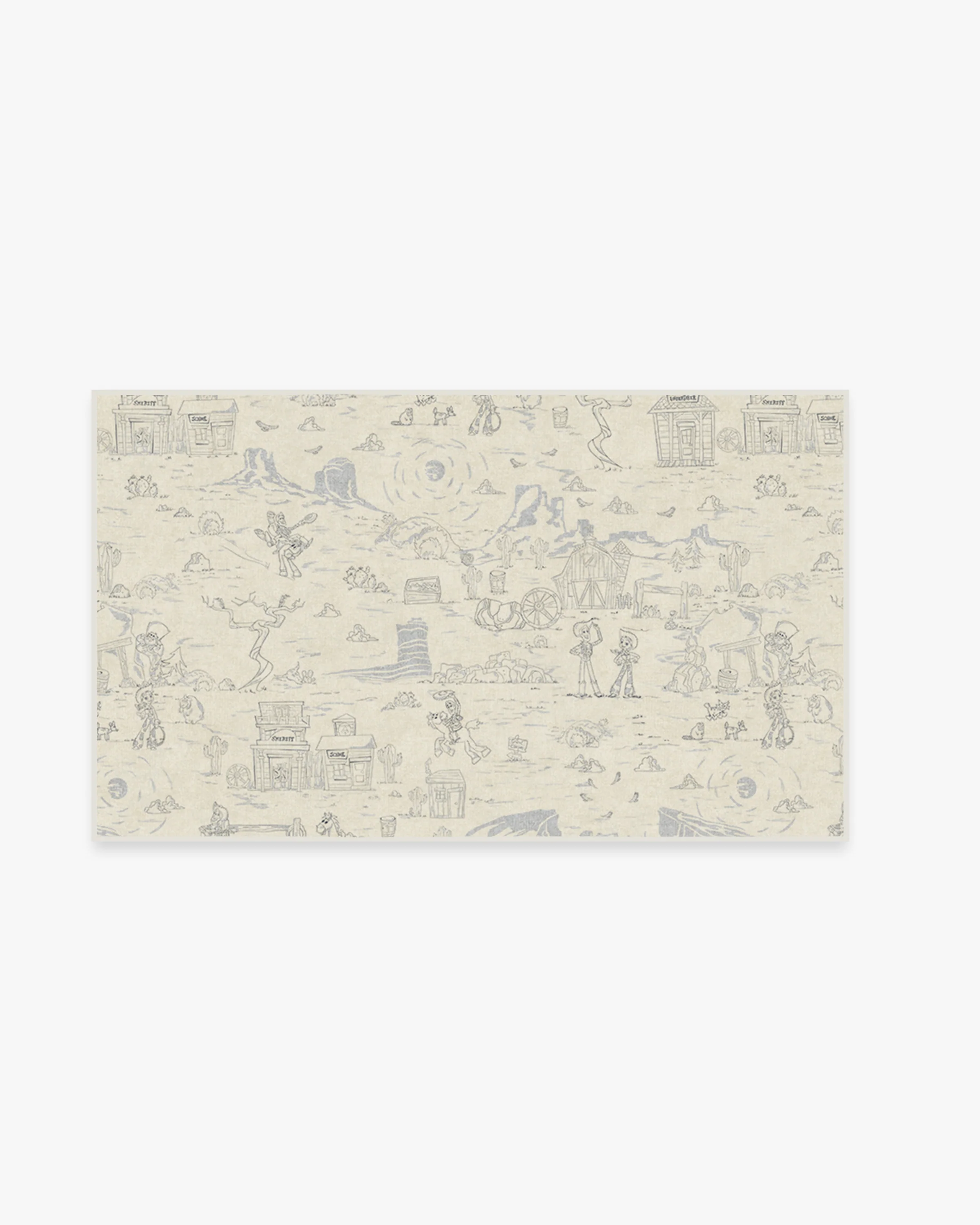 Woody's Roundup Stone Blue Flatwoven Rug - Image 5