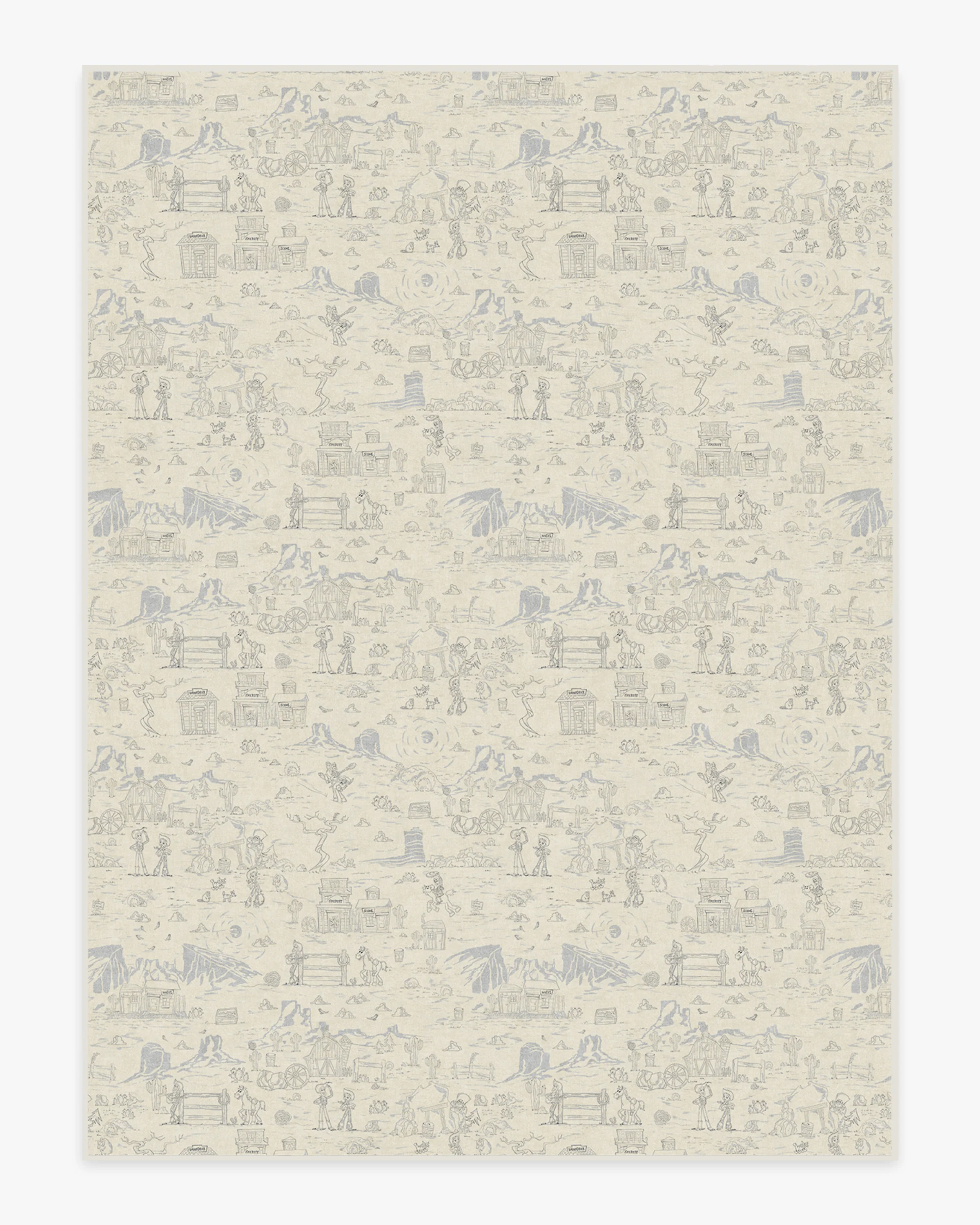 Woody's Roundup Stone Blue Rug - Image 8
