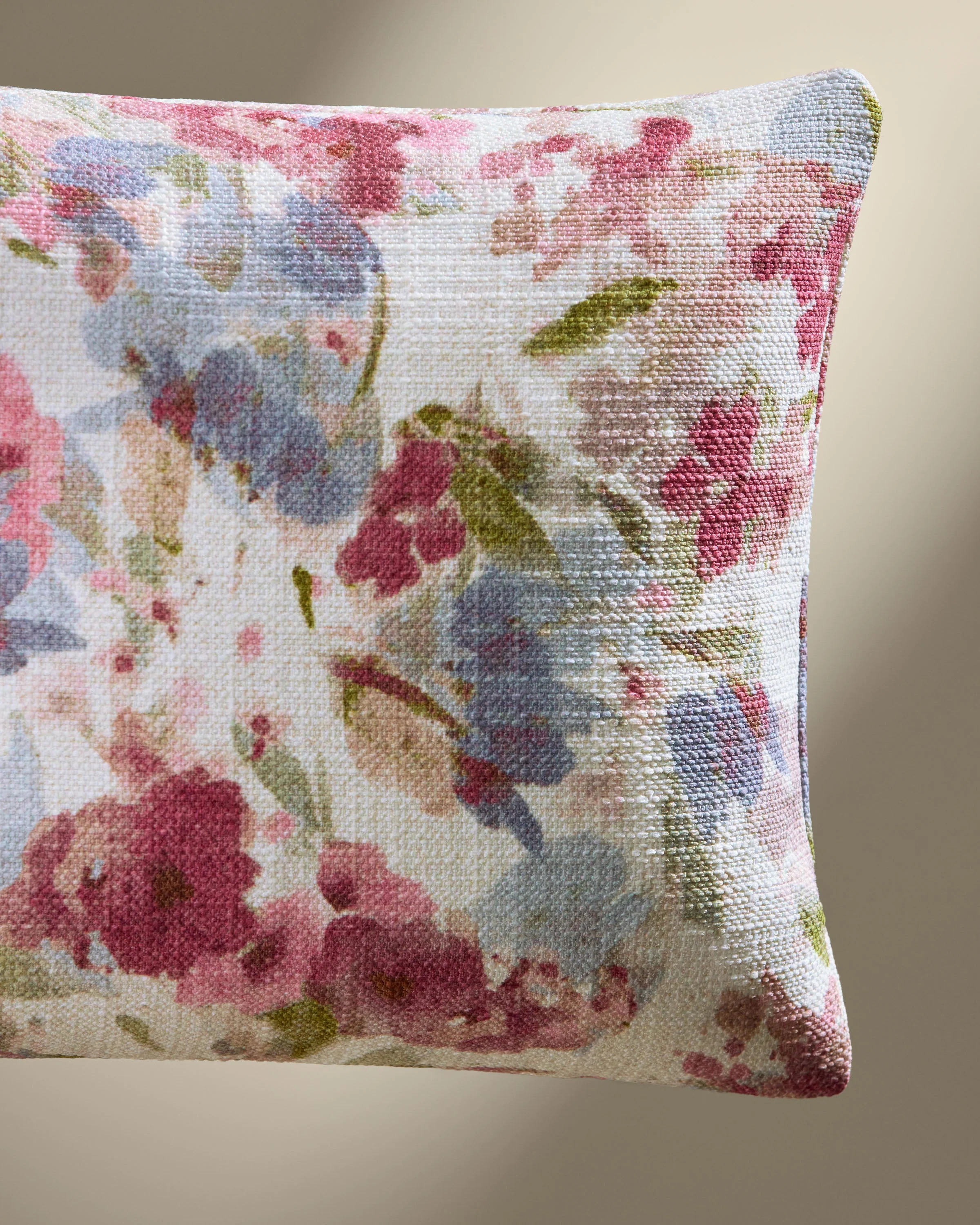 Amelia Ivory Multicolor Woven Throw Pillow - Image 7