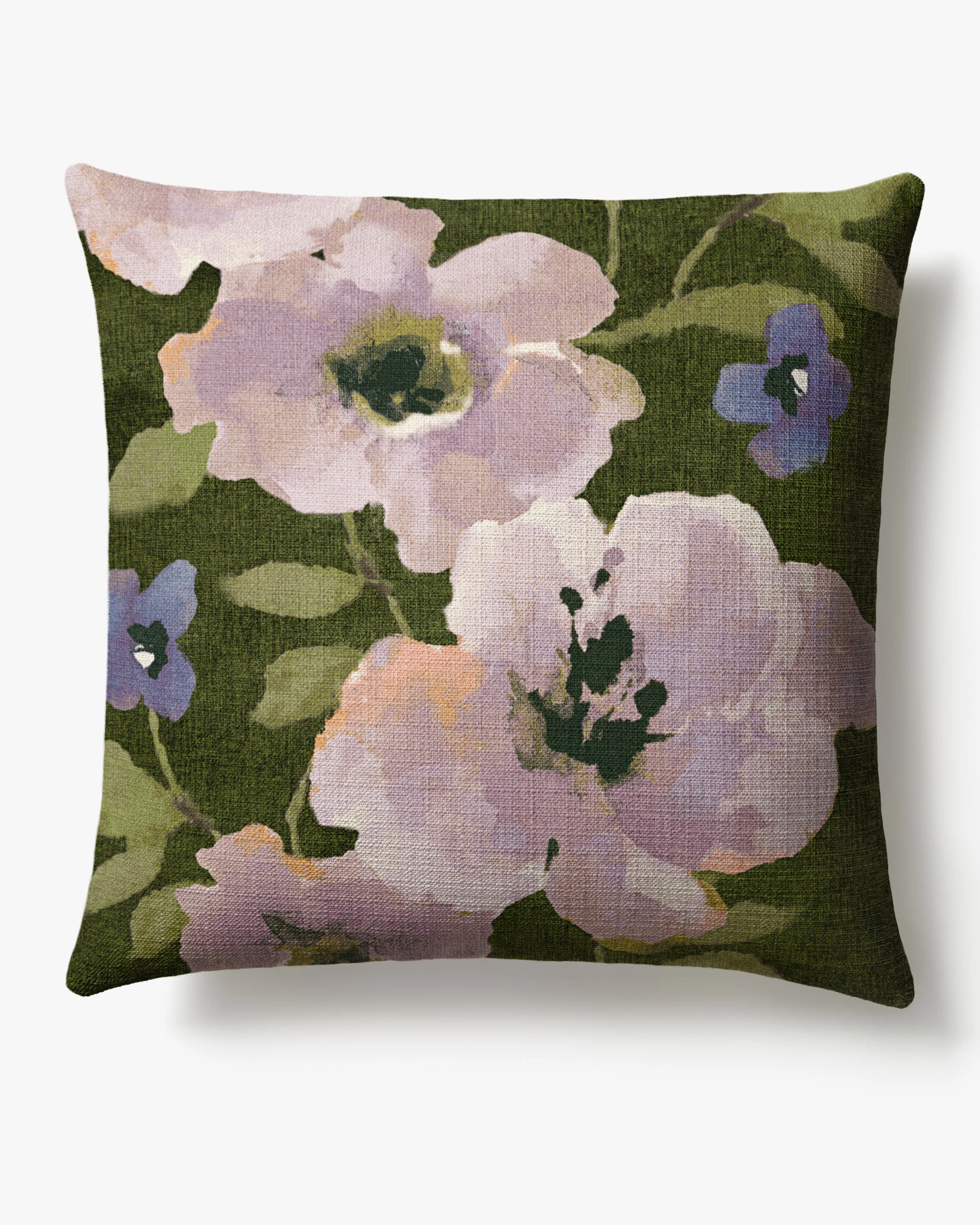 Evelyn Green Woven Throw Pillow - Image 2