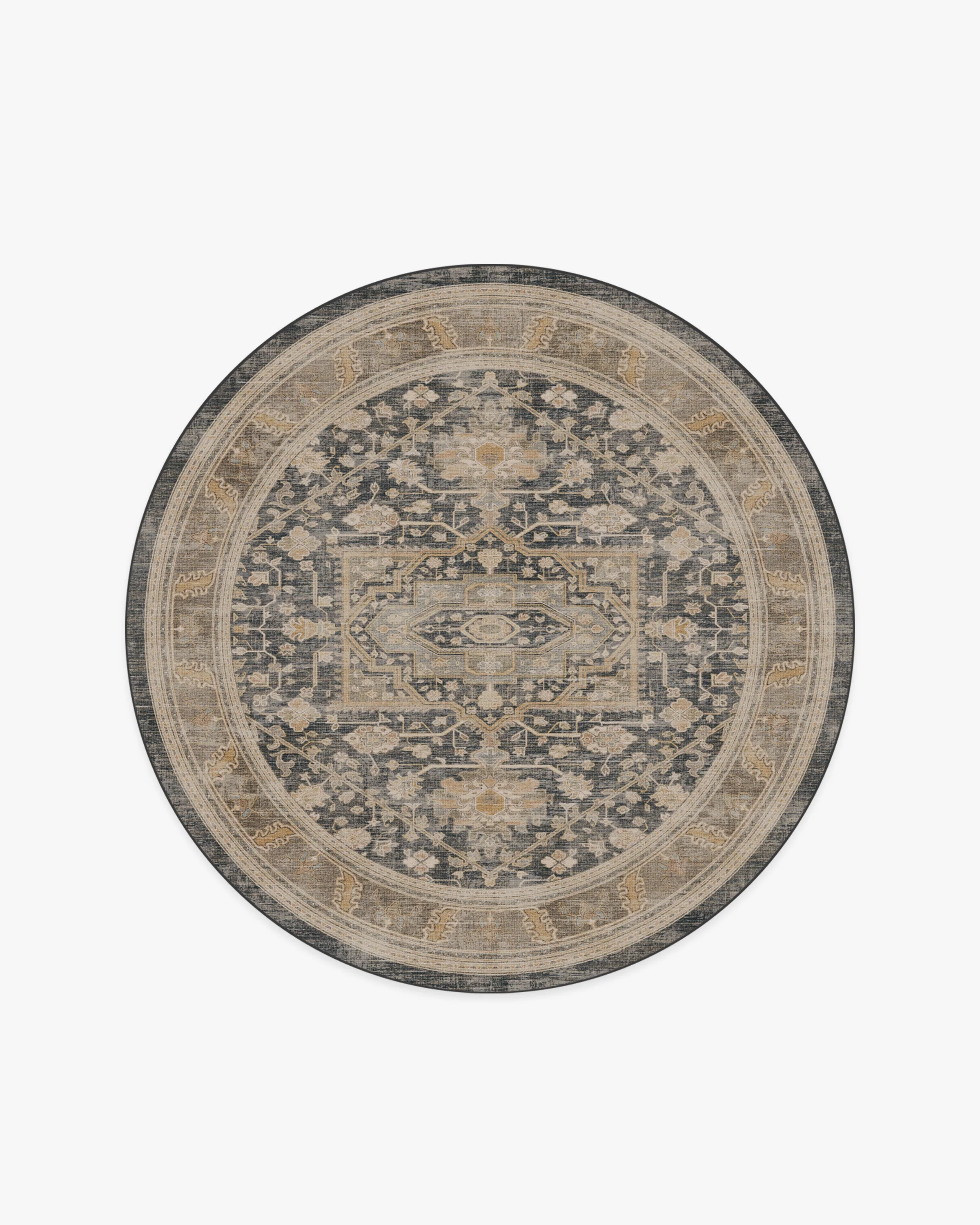 Zahra Ink & Vintage Citron Flatwoven Rug - Image 19