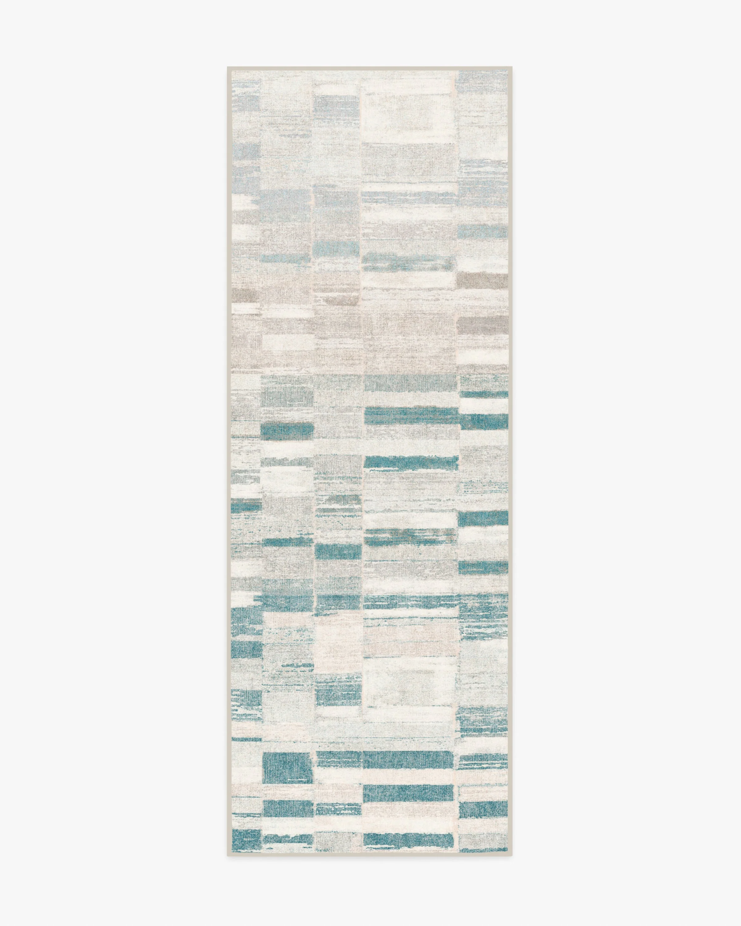 Zellige Blue Flatwoven Rug - Image 3