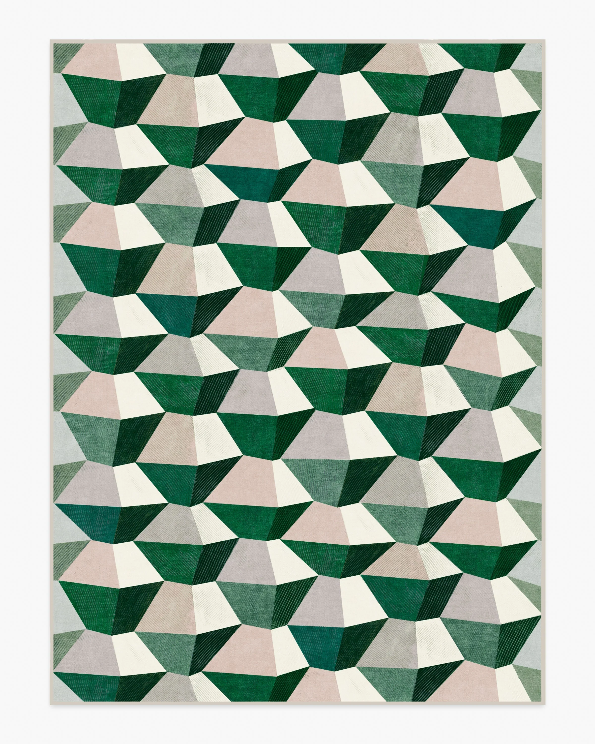 Zeno Green Flatwoven Rug - Image 10