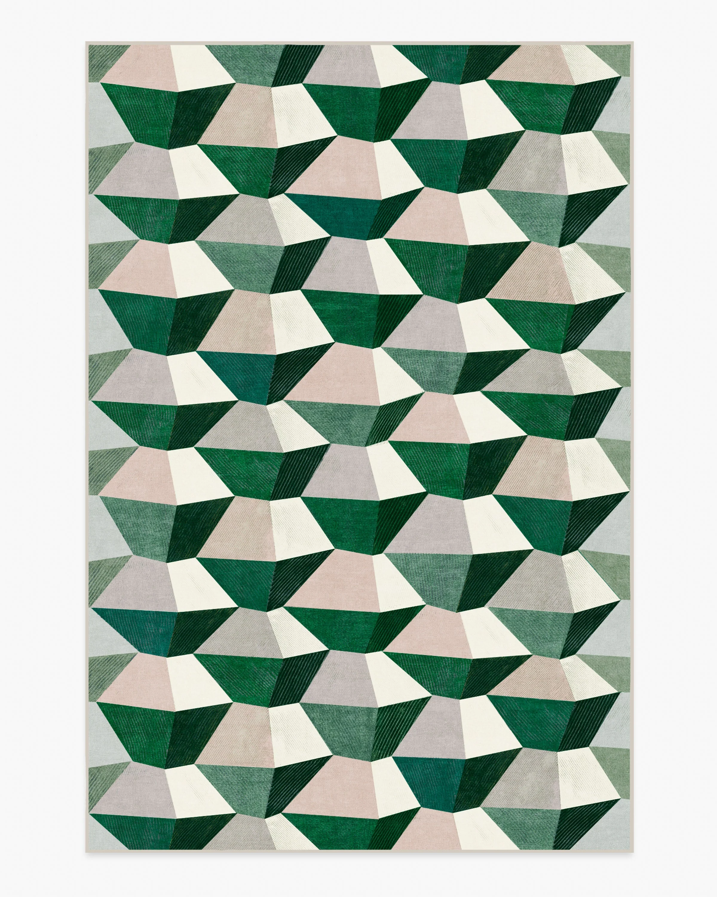 Zeno Green Rug - Image 9